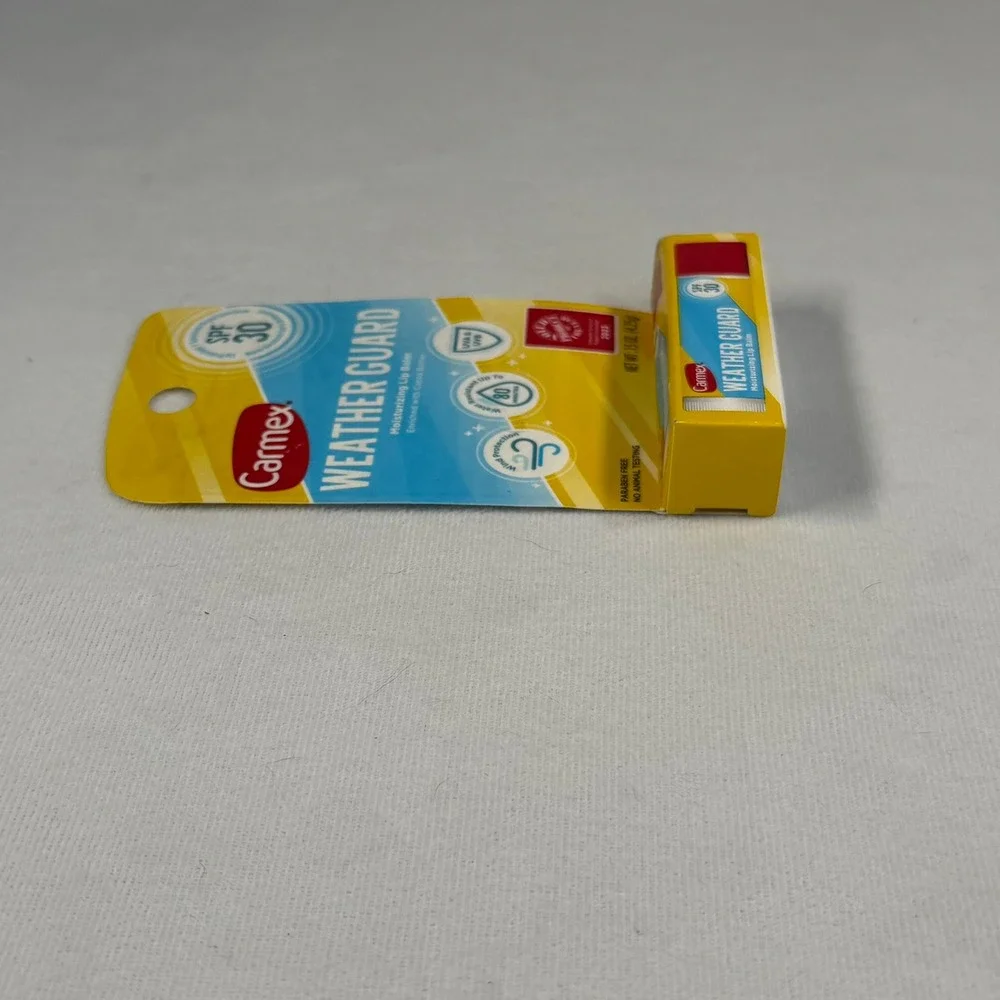 2X Carmex Weather Guard Lip Balm SPF 30 Moisturizing .15 oz each New